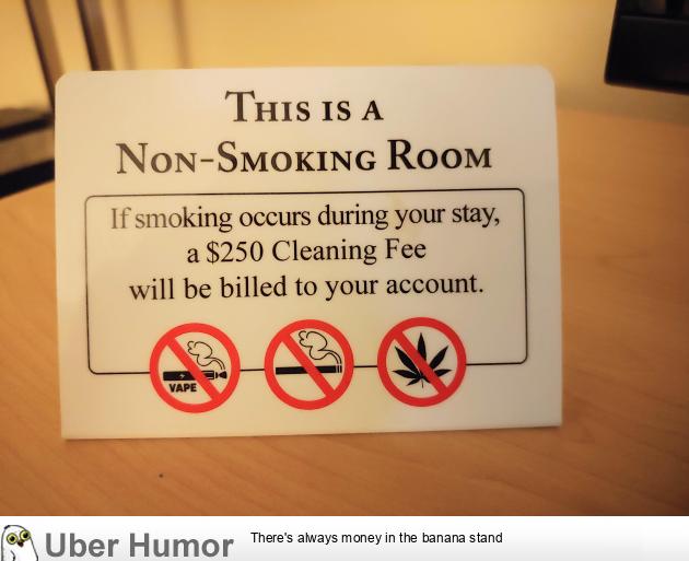 This hotel includes vapes and marijuana on their no smoking sign | Funny  Pictures, Quotes, Pics, Photos, Images. Videos of Really Very Cute animals.
