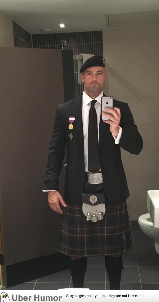 Trial run with my kilt before mums memorial .. Buchanan Clan (Hunting Tartan)  | Funny Pictures, Quotes, Pics, Photos, Images. Videos of Really Very Cute  animals.